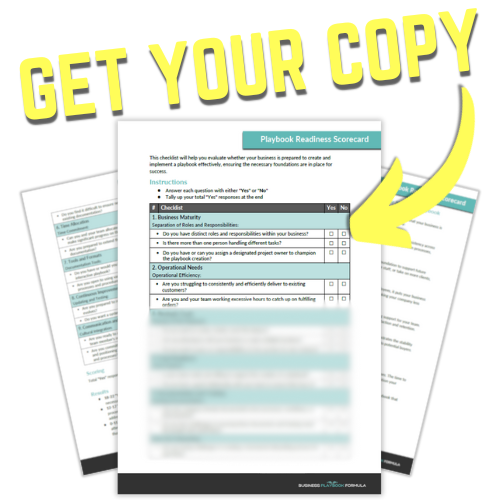Playbook Readiness Scorecard